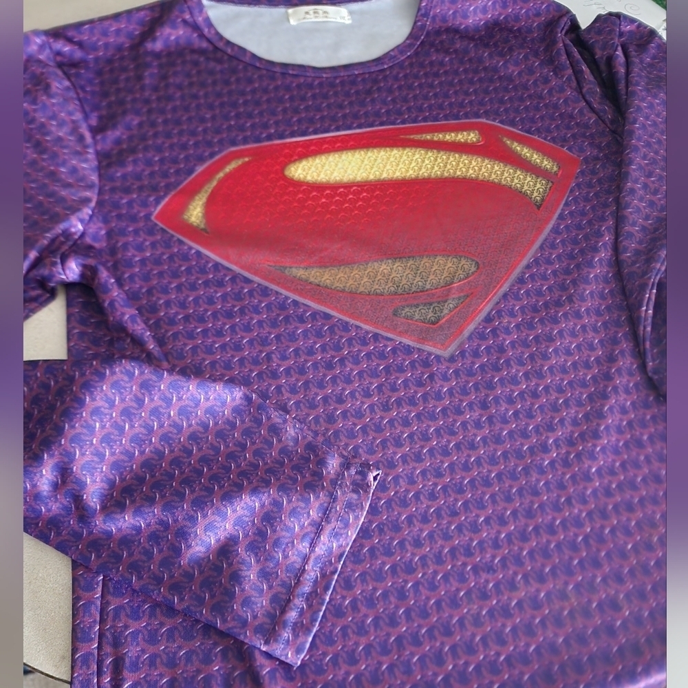 Superman Women's Pullover Long Sleeves Size XXL